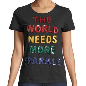the world needs more sparkle t shirt